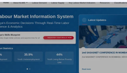 Kenya Labour Market Information System screenshot
