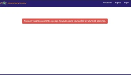 KNQA Recruitment Portal screenshot