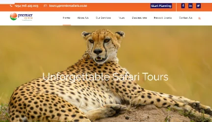 Premier Safaris screenshot