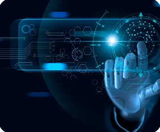 Digital innovation and emerging technology concept